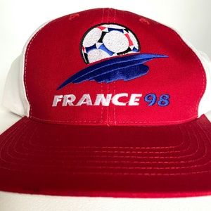 1998 WORLD CUP FRANCE SOCCER SNAPBACK CAP